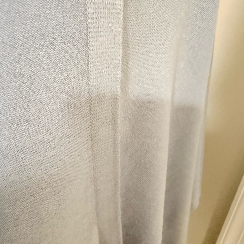 NWOT Merona Soft Pale Blue Knit Shawl - Picture 8 of 9